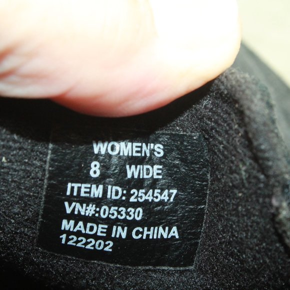 LL Bean Black Suede Comfort Mocs Slip on Loafers Shoes Size 8 Wide - Picture 7 of 9